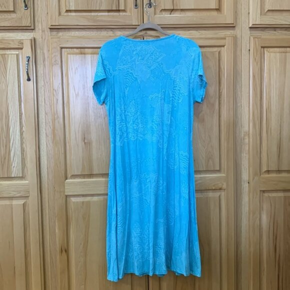 XXL Fresh produce Teal sundress - Picture 2 of 4